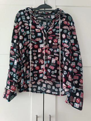 Camisa de vestir Zara estampada talla M
