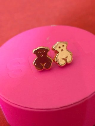 Pendientes Oso Tous Oro