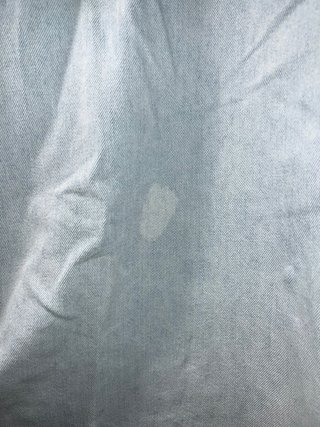 Chaqueta vaquera larga azul