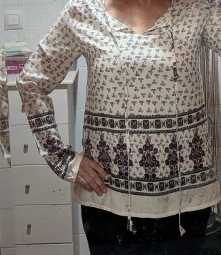 Blusa Natura Talla S amplia
