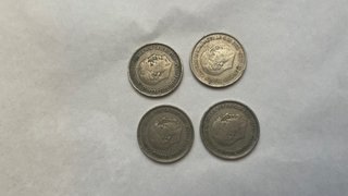 Lote de 12 monedas de 25 pesetas