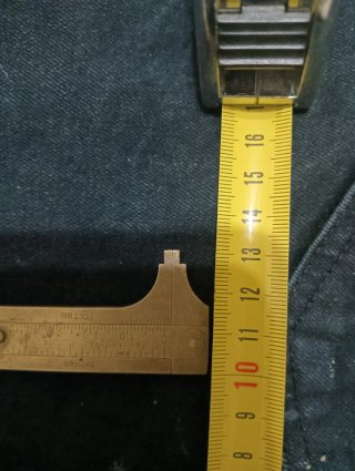 Pie de Rey Calibre Antiguo Bolsillo