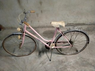 Bicicleta Orbea rosa mujer