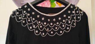Cuello Postizo con Pedrería