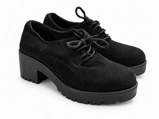 Zapatos negros de plataforma