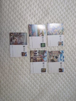 Set de 5 Tarjetas Postales
