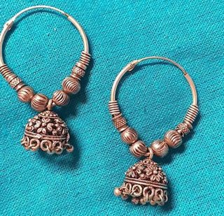 Pendientes Aro India Plata