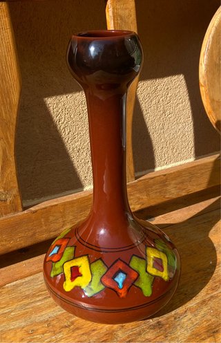 Vaso Soliflore Vintage Ceramica Italiana Anni '70