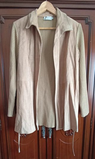 Chaqueta punto Cortefiel beige