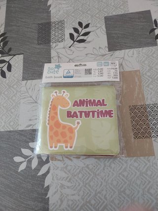Libro de baño para bebé Animal Bathtime