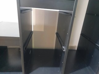 Mueble Escalera Negro