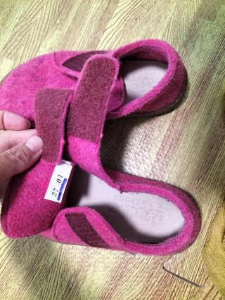Zapatillas casa barefoot Froddo rosas T27