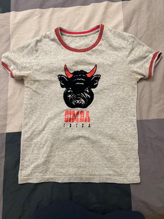 Camiseta Simba Ibiza Gris Roja