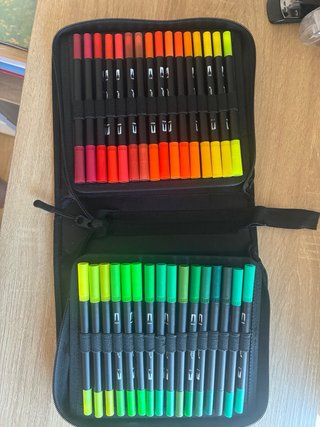 100 Rotuladores Letering Dual Tip