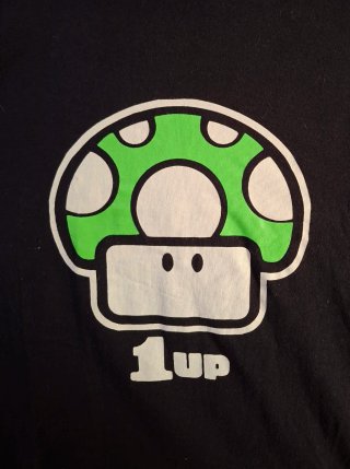 Camiseta 1 up Mario Bros Nintendo Talla Única