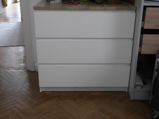Cajonera Ikea Blanca y Madera