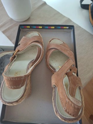 Sandalias Geox Cuña Marrón
