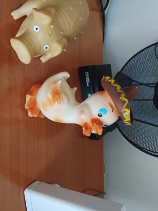 Muñecos de goma antiguos