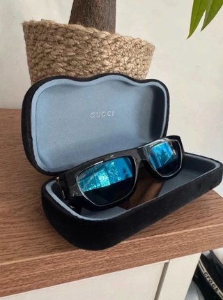 Gafas de Sol Gucci Negras y Azules