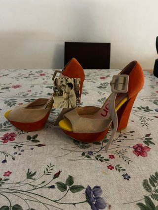 Sandalias de Tacón Evasion Multicolor