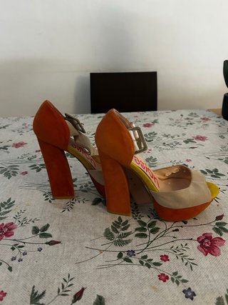 Sandalias de Tacón Evasion Multicolor