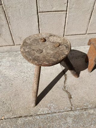Tajo antiguo de ordeñar las vacas