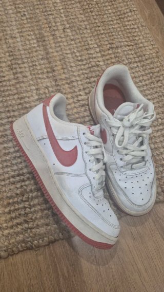 Zapatillas Nike Air Force 1 Blancas Rojo