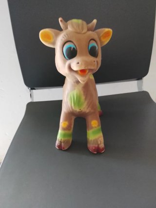 Muñeco de goma antiguo