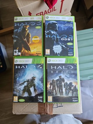 Pacchetto 4 Giochi Halo per Xbox 360