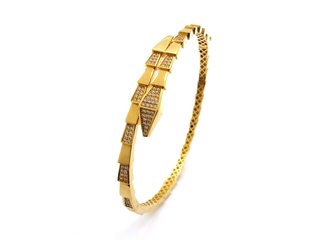 E1810451-2 Pulsera Oro 18k Con Circonita