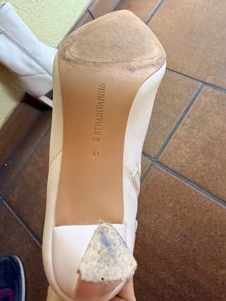 Botines Blancos de Tacón
