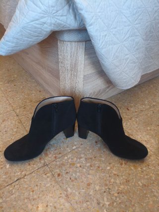 Botines de tacón Mascaró negros