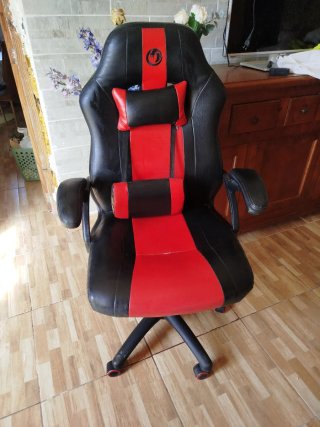 Silla Gaming Negra y Roja