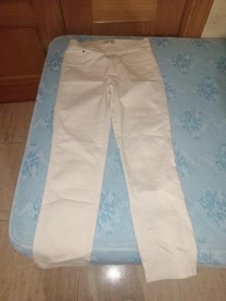 Pantalones Vaqueros Blancos