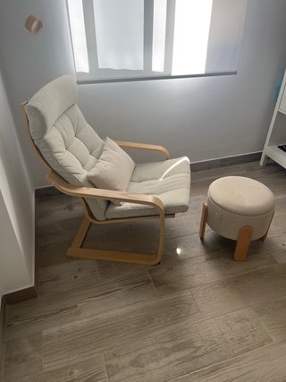 Sillón Relax de Lectura con Reposapiés