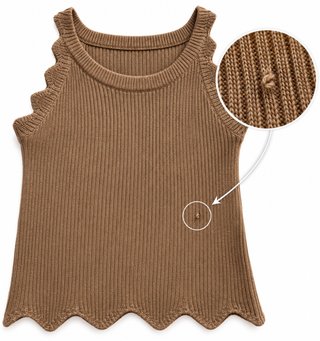 Jersey de punto sin mangas