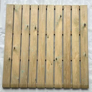 LOSETA de pino Madera tratada 100 x 100 x 3.3 cm