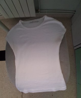 Top Pull&Bear Blanca Talla S