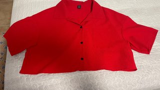 Camisa Roja SHEIN Talla M