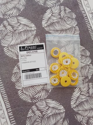 Set de 17 Almohadillas Pisoni para Flauta