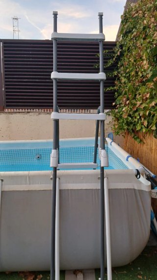 Piscina Intex 4x2x1,depuradora y limpiafondos incl