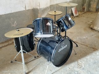 Batería Acústica Jinbao Negra