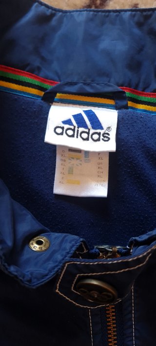 Casaco Adidas Vintage Olímpico Tamanho XL