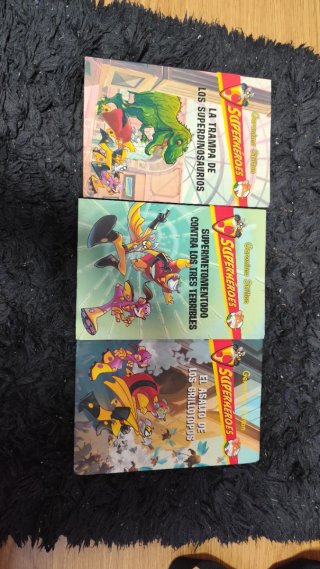 Lote 3 Libros Geronimo Stilton Superhéroes (3-5)