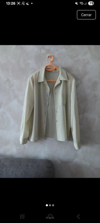 Camisa Verde Texturizada