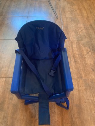 Silla elevadora plegable para bebé azul