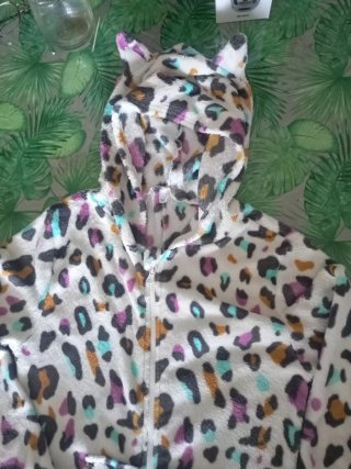 Pijama Largo con Capucha y Orejas