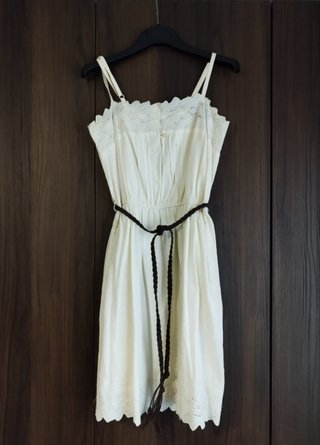 Vestido Ibicenco con Bordado Suizo