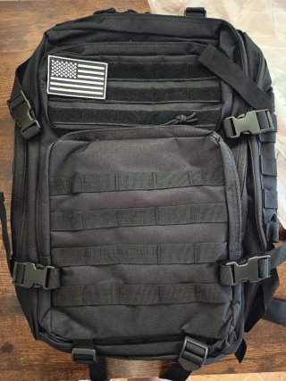 PRECINTADA Mochila Militar Táctica 45L Negra