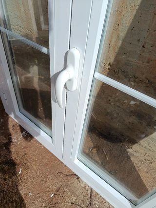 Ventana aluminio 80x80 de abrir Climalit